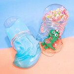 Slime Colours Crystal Mud C/glitter Y Crunchy Dino 26247